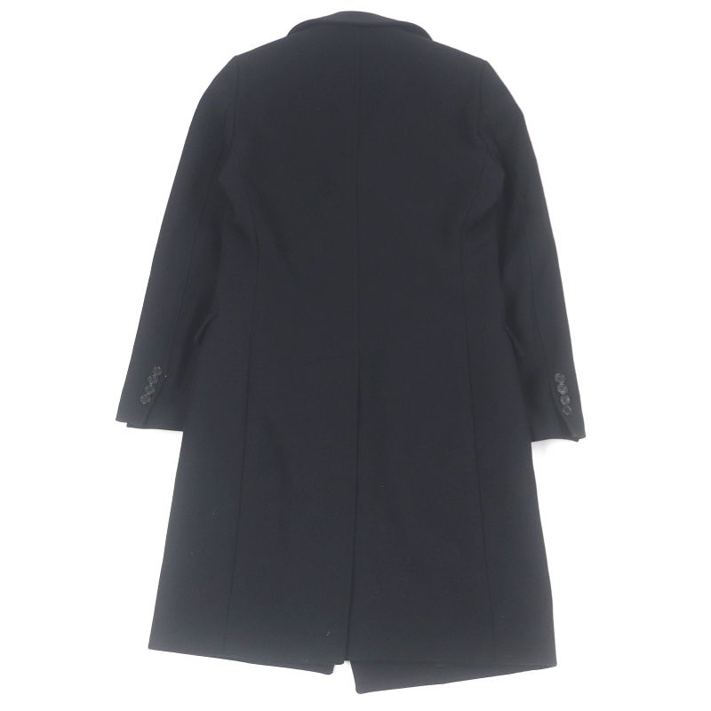 DIOR Homme DIOR Homme 9h313180035 Wool Wrapped Coat Chester Coat Black 44 Made