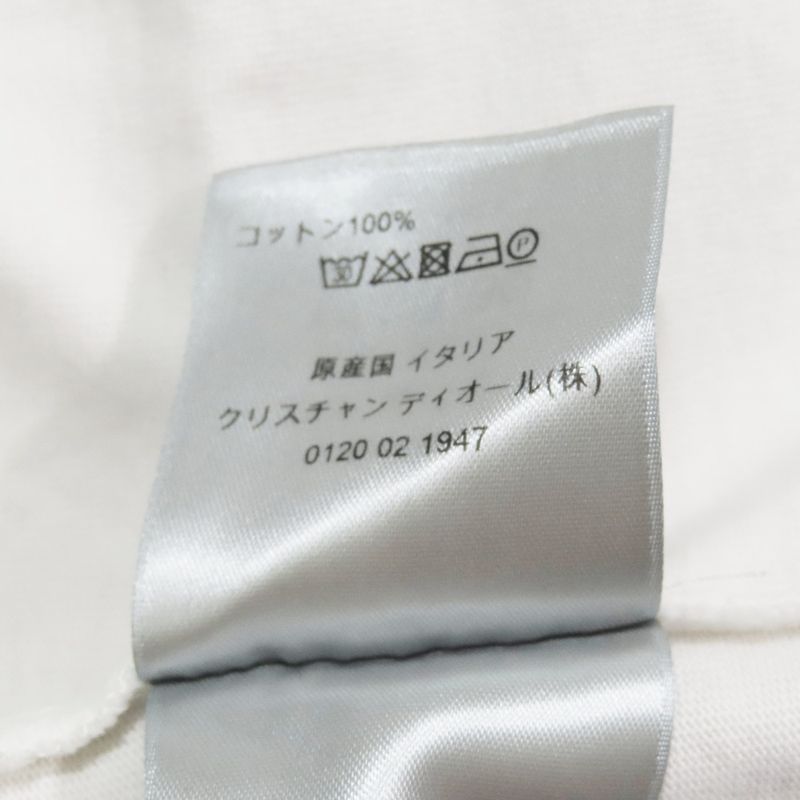 20ss Dior X Stuss Y T-Shirt Short Sleeve Round Neck Cut and Sewn XL Pink White