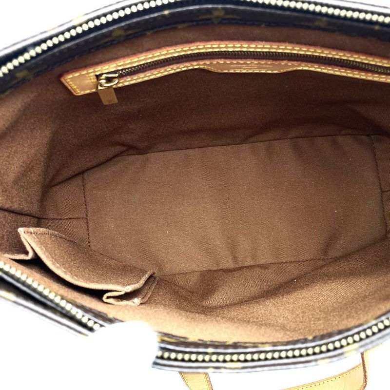 Louis Vuitton M51148 Cabas Piano Tote Bag Monogram Brown Women