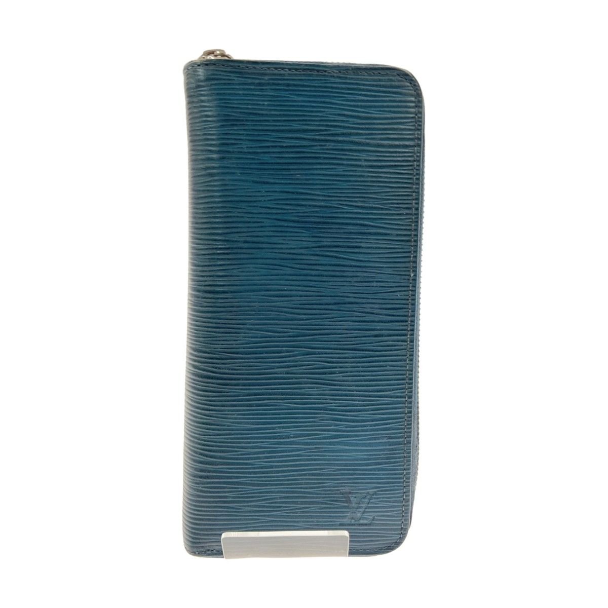 Louis Vuitton Zippy Wallet Taiga Vertical Round Long Wallet M32836 Blue