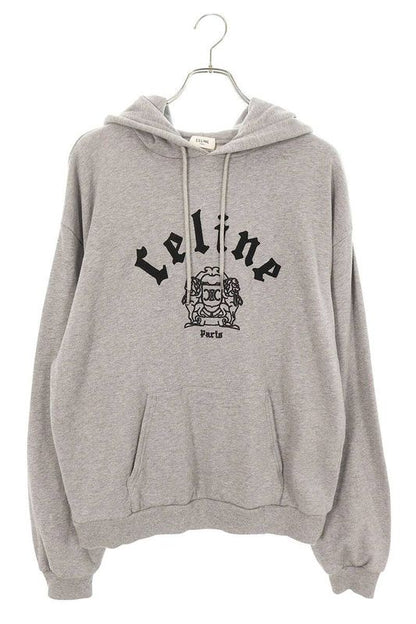 Celine Ry08m670q.08bq Embroidery Pullover Hoodie Men's M