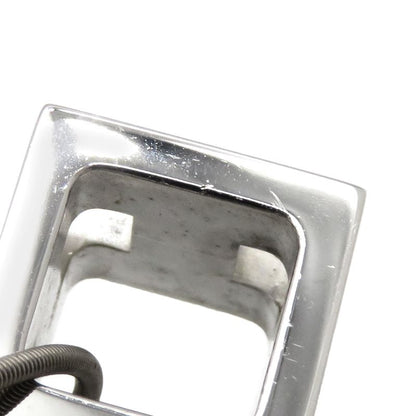 Hermes Necklace Caged Ash H Cube Metal Enamel White and Silver Hardware [box