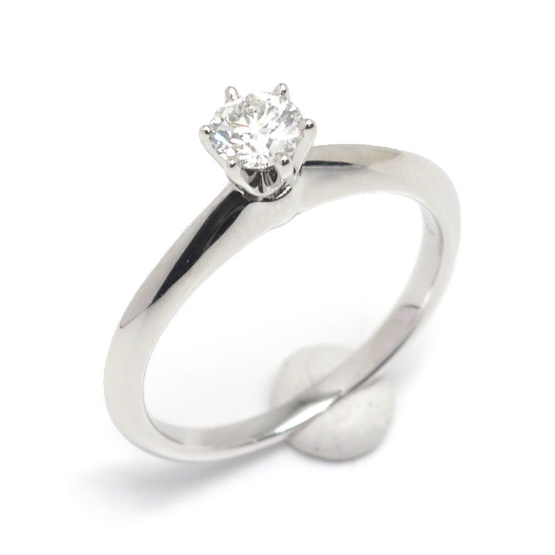 Tiffany & Co Diamond Ring Size Approx 6.5 Pt950 Diamonds 0.25ct