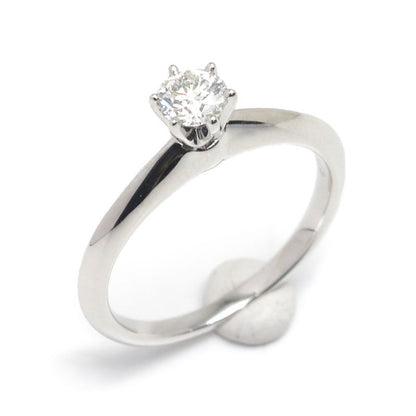 Tiffany & Co Diamond Ring Size Approx 6.5 Pt950 Diamonds 0.25ct