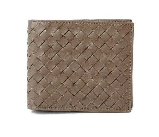 Bottega Veneta Wallet Bottega Veneta Fold Over Wallet Intrecciato 113993 Khaki