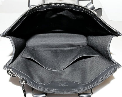 Louis Vuitton Hand Tote Shoulder Bag Monogram Eclipse Sac Plastic Cross 2WAY