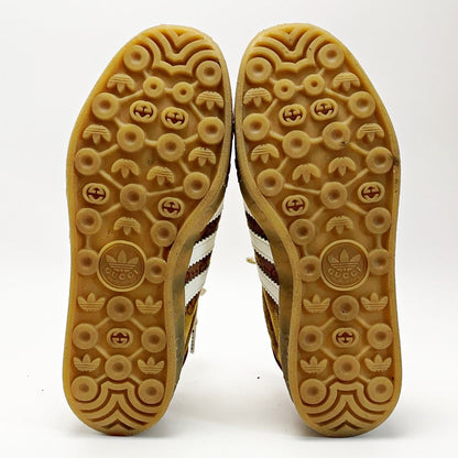 Gucci Adidas Collaboration Gazelle Sneakers Brown GG Supreme Size 23.5cm