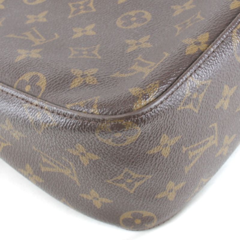 Louis Vuitton Looping MM M51146 Shoulder Bag Brown Monogram Canvas Brand