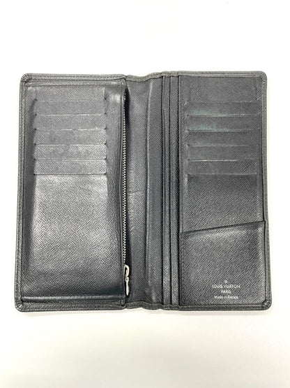 Louis Vuitton Taiga Portefeuille Brazza Long Wallet Billfold M32572 Ardoise