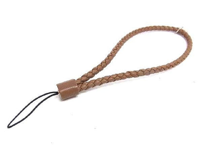 Bottega Veneta Intrecciato Leather Key Holder Charm Brown Bf7085