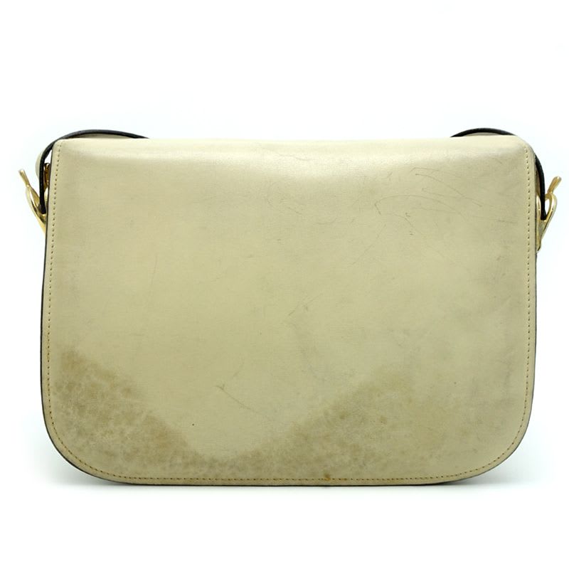 Celine Shoulder Horse Carriage Ivory Bag