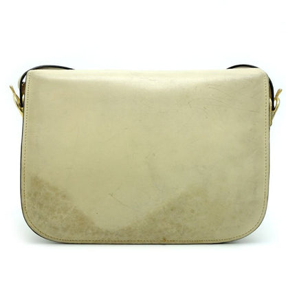 Celine Shoulder Horse Carriage Ivory Bag