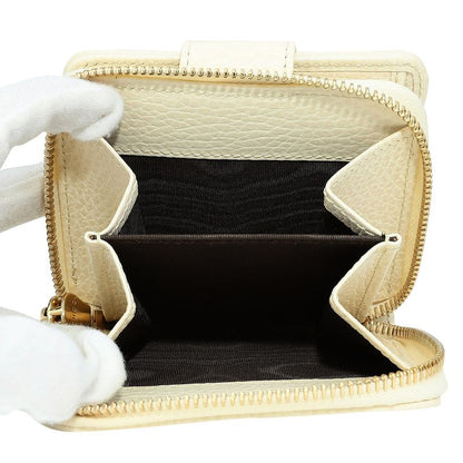 Gucci Bifold Wallet In GG Canvas Beige/white