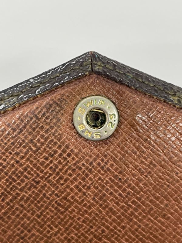 Louis Vuitton Monogram Porte Monet Bier Carte Cles Di Trifold Wallet W Hook