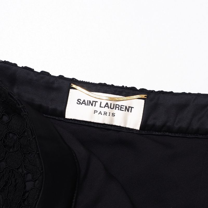 Saint Laurent Paris Skirt Size F34 All Lace Made In Italy 20240913 Ra1121
