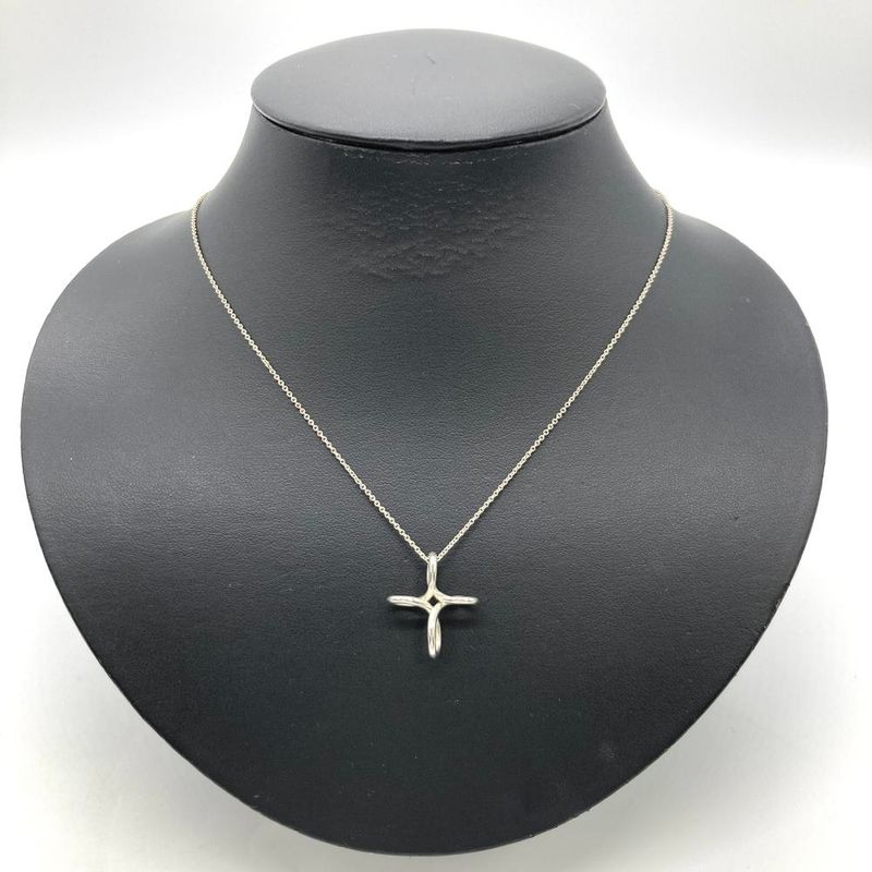 Tiffany & Co Tiffany & Co Infinity Cross Necklace Sv925 Silver Elsa Peretti