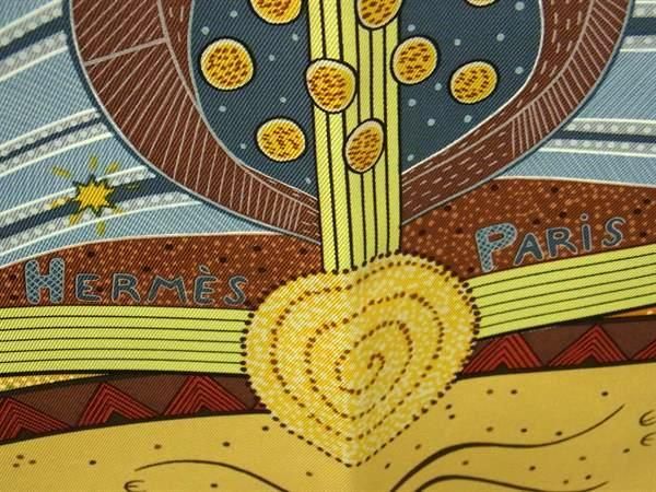 Hermes REVE D&#039;australie [dream Of Australia] Carré 90 Silk Scarf Shawl