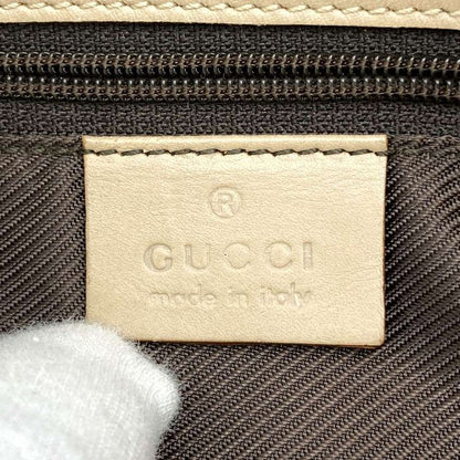 Gucci 31244 Tote Handbag Small Beige GG Canvas/leather Ladies Men Fashion
