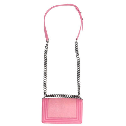 Chanel Ws9694 Boy Chanel 20 Lambskin Stingray Chain Shoulder Bag Women 20