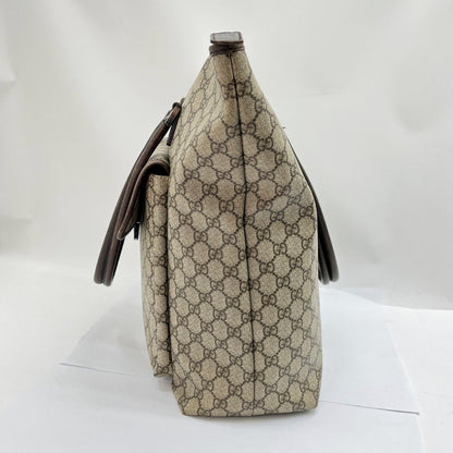 Gucci GG Supreme Tote Bag 108832 Brown