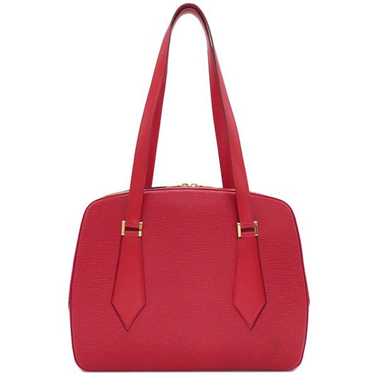 Louis Vuitton Shoulder Bag Voltaire Epi Leather Castilian Red Gold Hardware Red