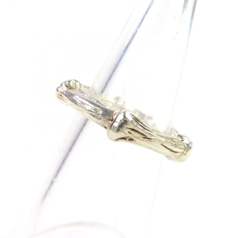 Tiffany & Co Sv925 Bamboo RING Bamboo Ring Accessory Silver Size Approx 10