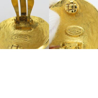 Chanel Earring Coco Mark Metal Gold Plated Accessories 96A Ladies Women Chanel
