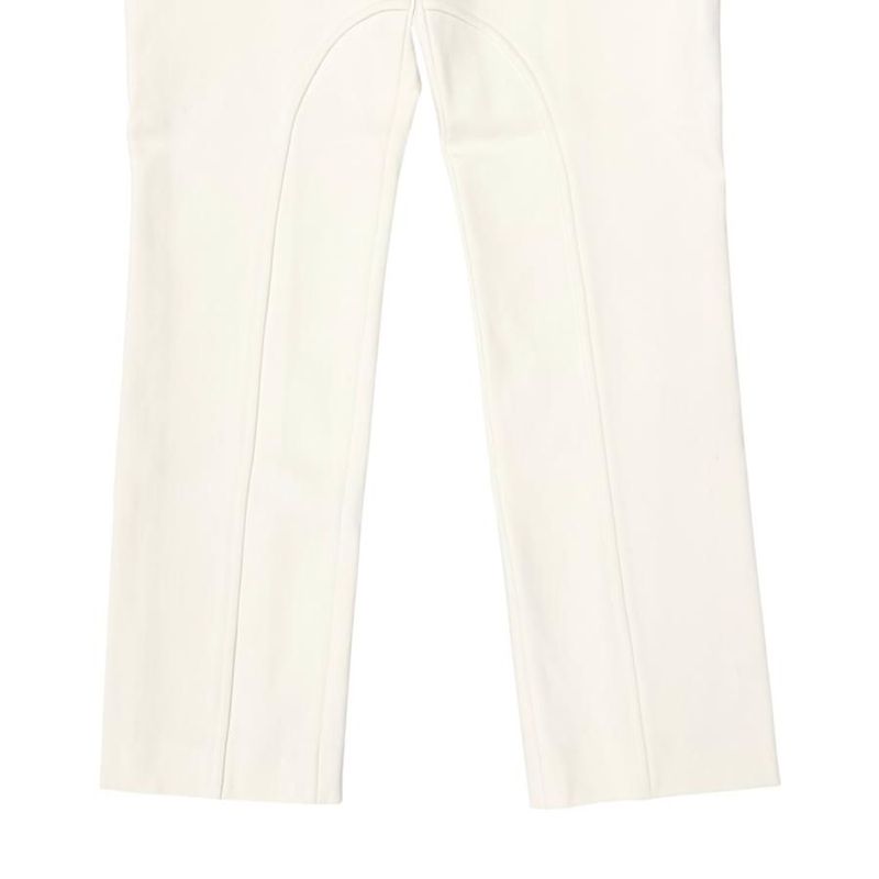 Hermes Slacks High Waist Pants 4h0478dr Size 34 Ivory White Hermes