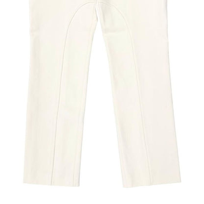 Hermes Slacks High Waist Pants 4h0478dr Size 34 Ivory White Hermes