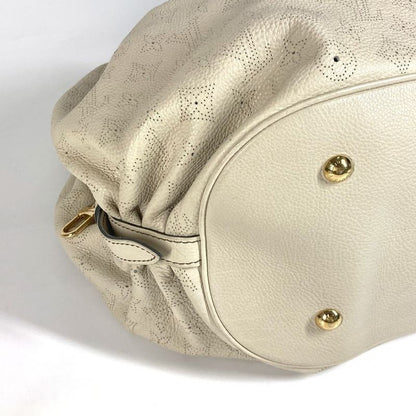Louis Vuitton Shoulder Bag XL M95548 Monogram Mahina Leather Gris Beige