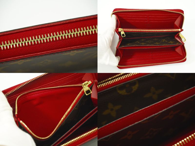 Authentic Louis Vuitton LV Zippy Wallet Retiro Monogram Round Zipper Long
