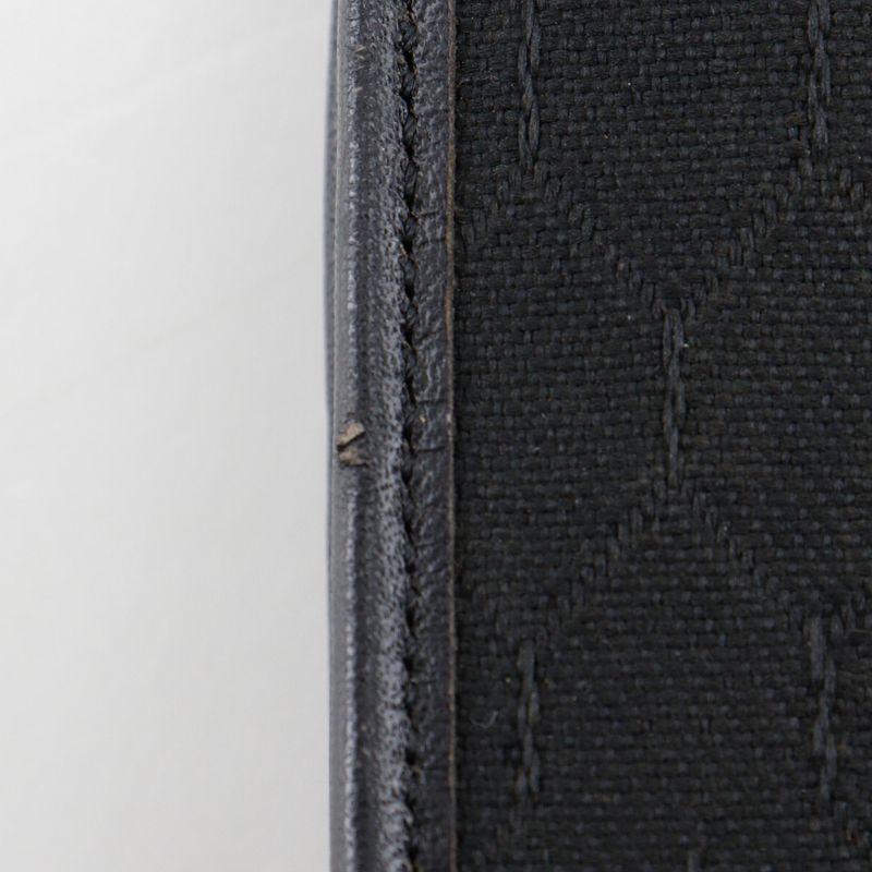 [dior] Christian Dior Chain Shoulder Honeycomb Pattern Vintage Nylon Canvas