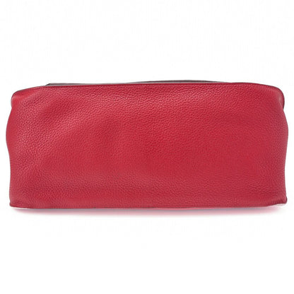 Hermes Gipsyère 34 Shoulder Bag Taurillon Clemence Rouge Casaque (silver
