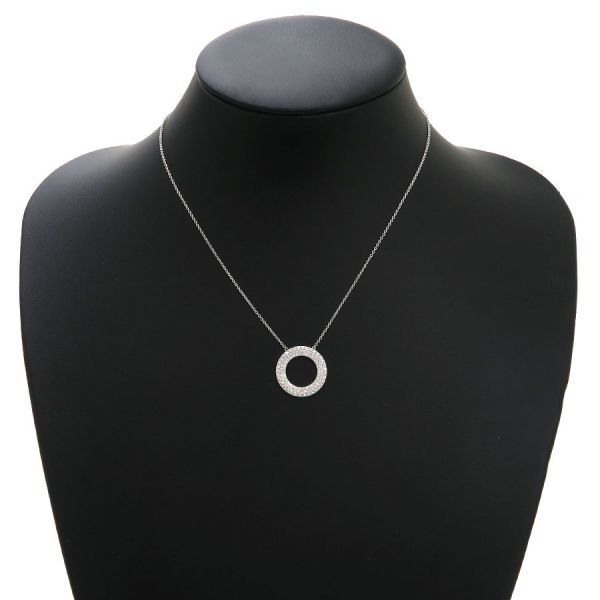 Tiffany & Co Metro Circle Diamond Necklace /3 Rows