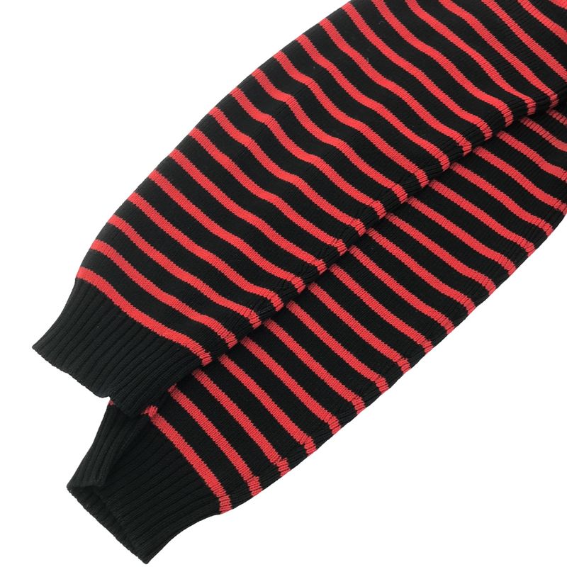 Saint Laurent Paris 14aw Shoulder Button Striped Knit Sweater 352892 Y1f01