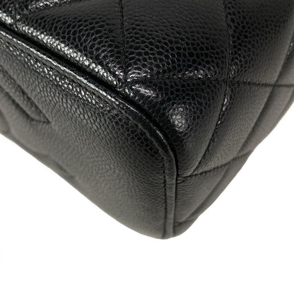 Chanel Vanity Bag Matelasse Ap1341 Black Chain Shoulder/gold Hardware