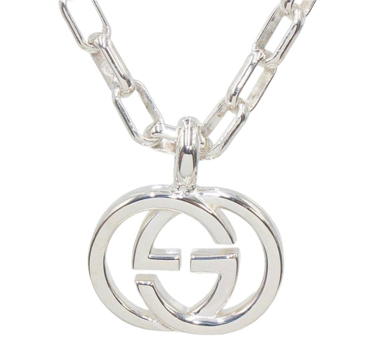 Gucci Sv925 Interlocking G Chain Necklace