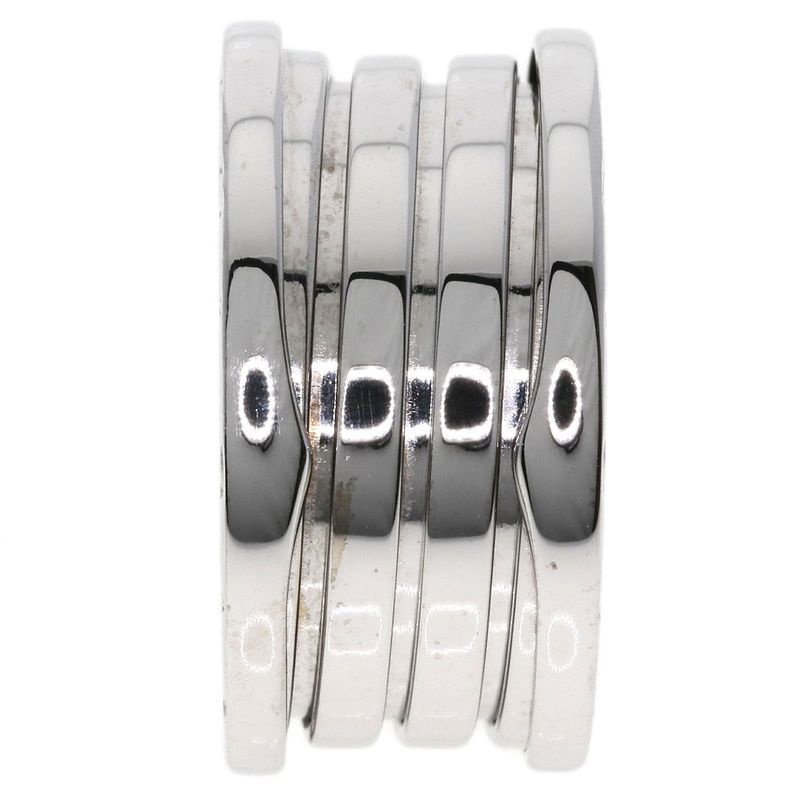 Bvlgari B-zero1 4-band #57 Ring 18K White Gold Ladies