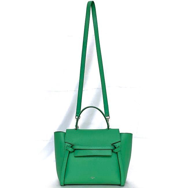 Celine 2 Way Bag Belt Bag Green 189153 Excellent Condition