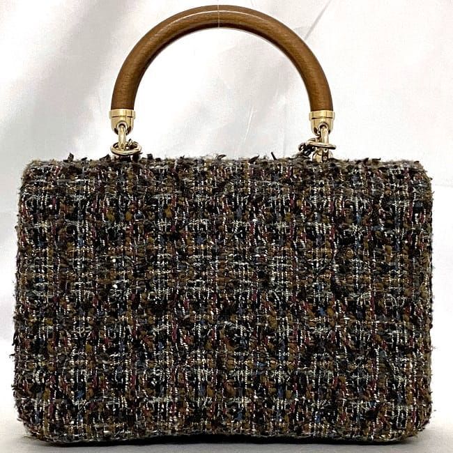 Chanel 2 way Chain Shoulder Bag F21148 Brown