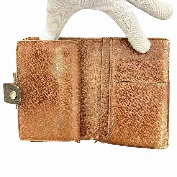 Louis Vuitton Monogram Foil Viennois M61674 Clasp Fold Wallet For Women