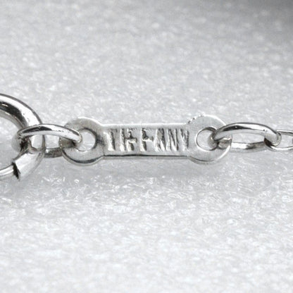 Tiffany & Co Open Teardrop Elsa Peretti 925 Silver Ladies 2.6g Necklace