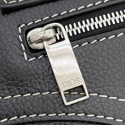 Christian Dior Body Bag Shoulder Bag Black Saddle