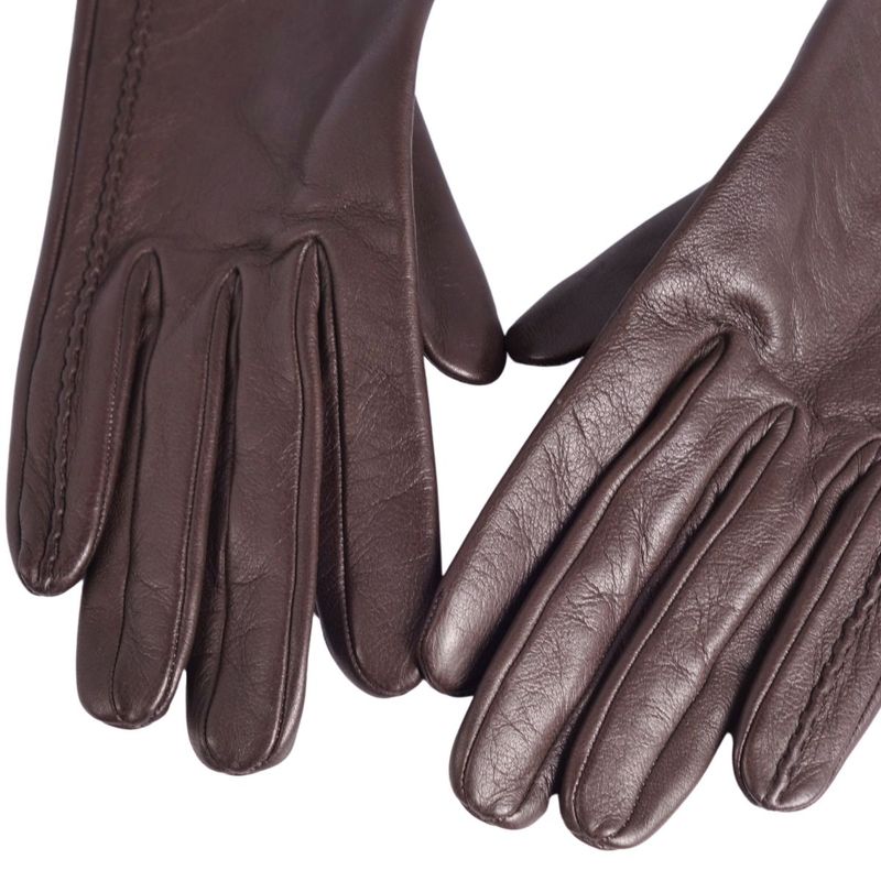 Hermes Gloves Lamb Leather H Logo Women