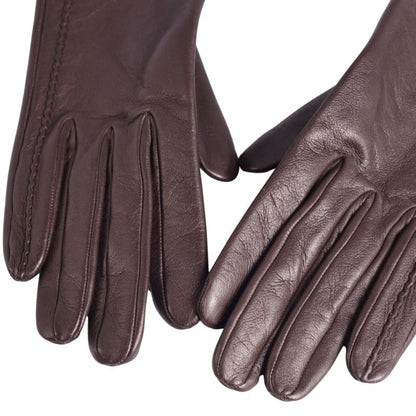 Hermes Gloves Lamb Leather H Logo Women
