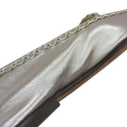With Box Chanel Current Logo Chain-trimmed Flat Shoes Loafers 36 23cm (9.06in)