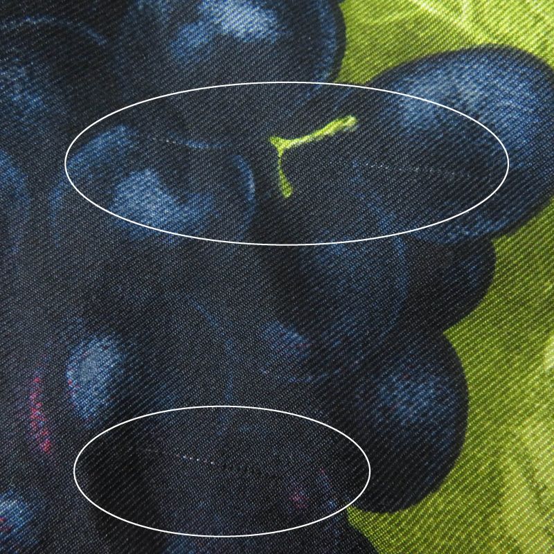 Gucci Vintage 1994 Tom Ford Period 100% Silk With Gold Buttons Fruit Print