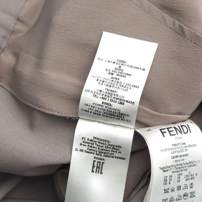 2023Fendi Shorts Size 36 FF Embroidery Double F Half Pants Made In Italy