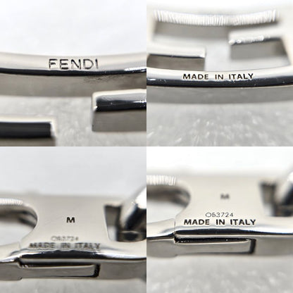 Fendi Baguette Bracelet M 19.5cm (7.68in) Long Silver-colored Palladium-polished