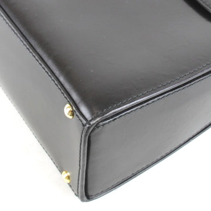 Celine Handbag Leather Black